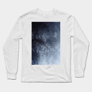 Blue veiled moon Long Sleeve T-Shirt